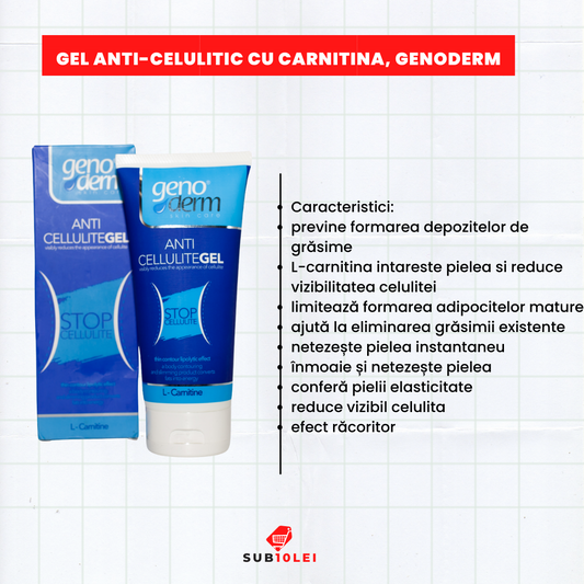 1A Gel de conturare cu carnitina, 170ml Genoderm