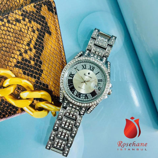 Rosehane Royal Baccarat 50ml Unisex cu Ceas Argint