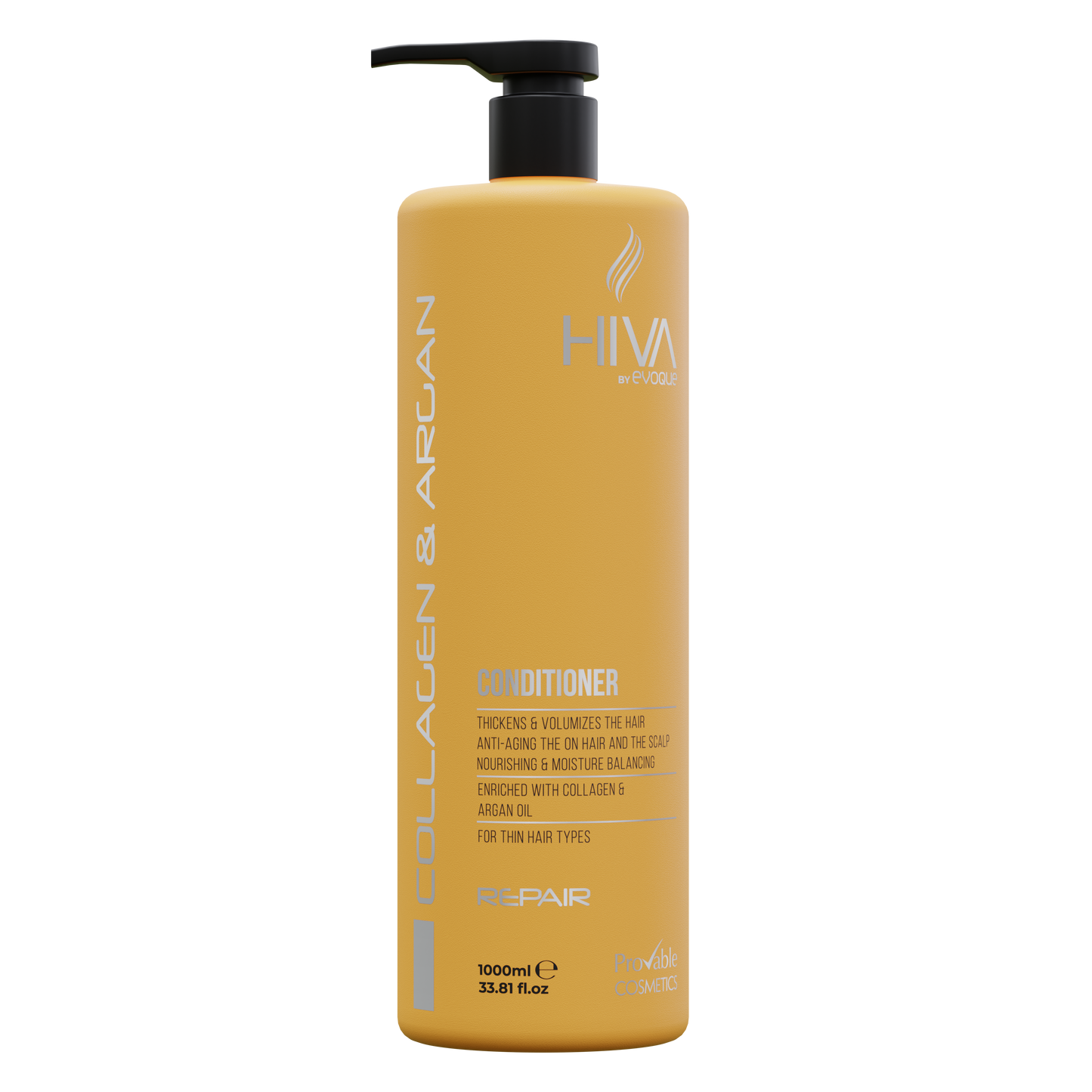 Balsam Colagen și Argan Professional, 1000 ml Hiva by Evoque