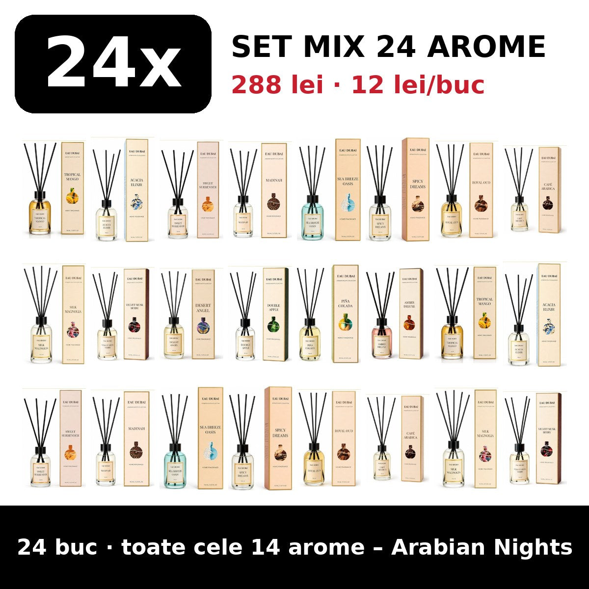 Set MIX 24 bucati
