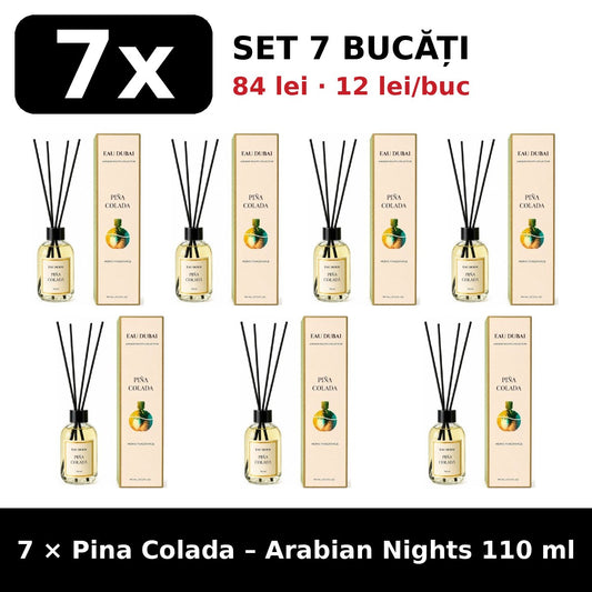Set 7x Pina Colada Arabian Nights