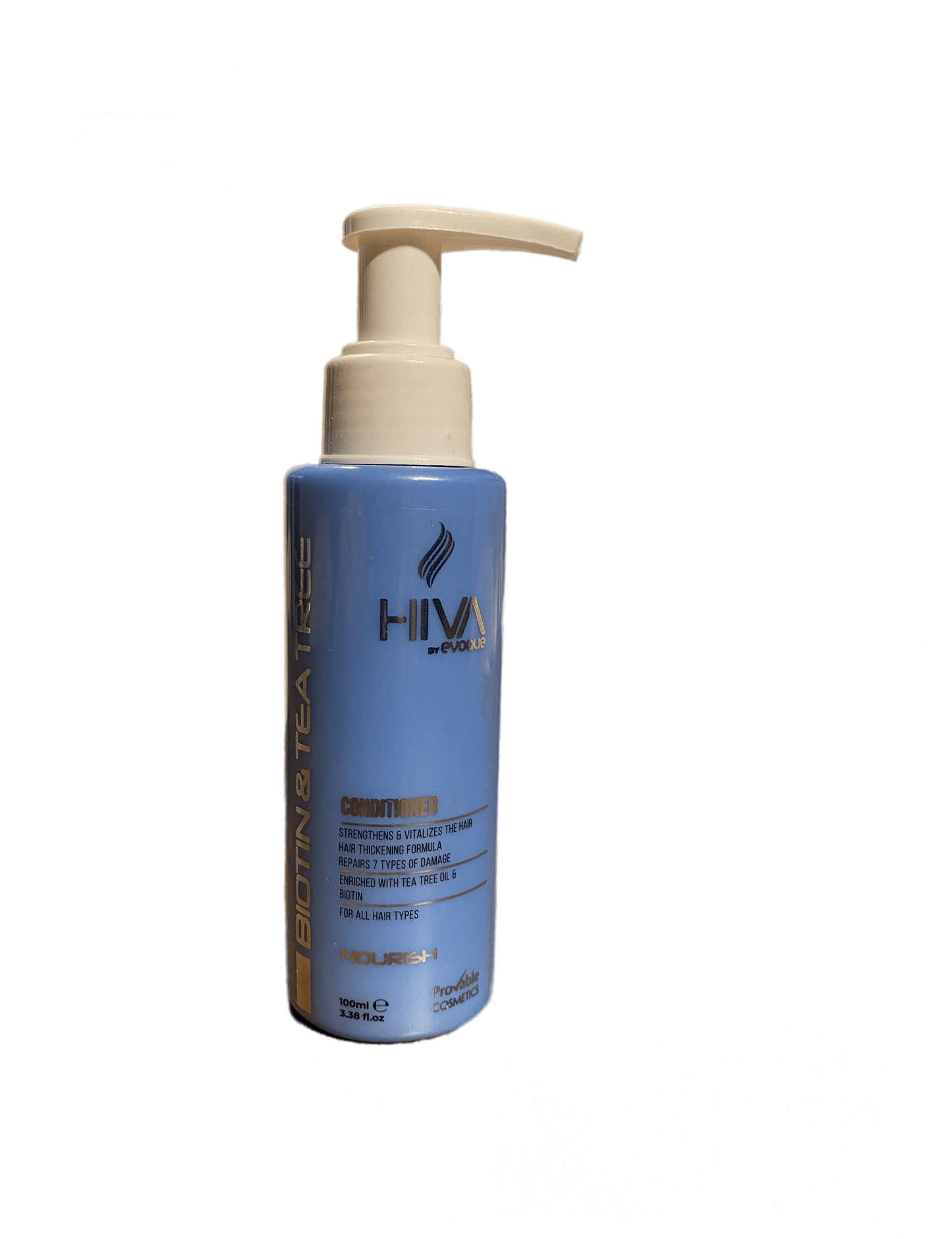 Hiva Balsam pentru par cu Biotina și ulei de arbore de ceai, Travel size 100ML