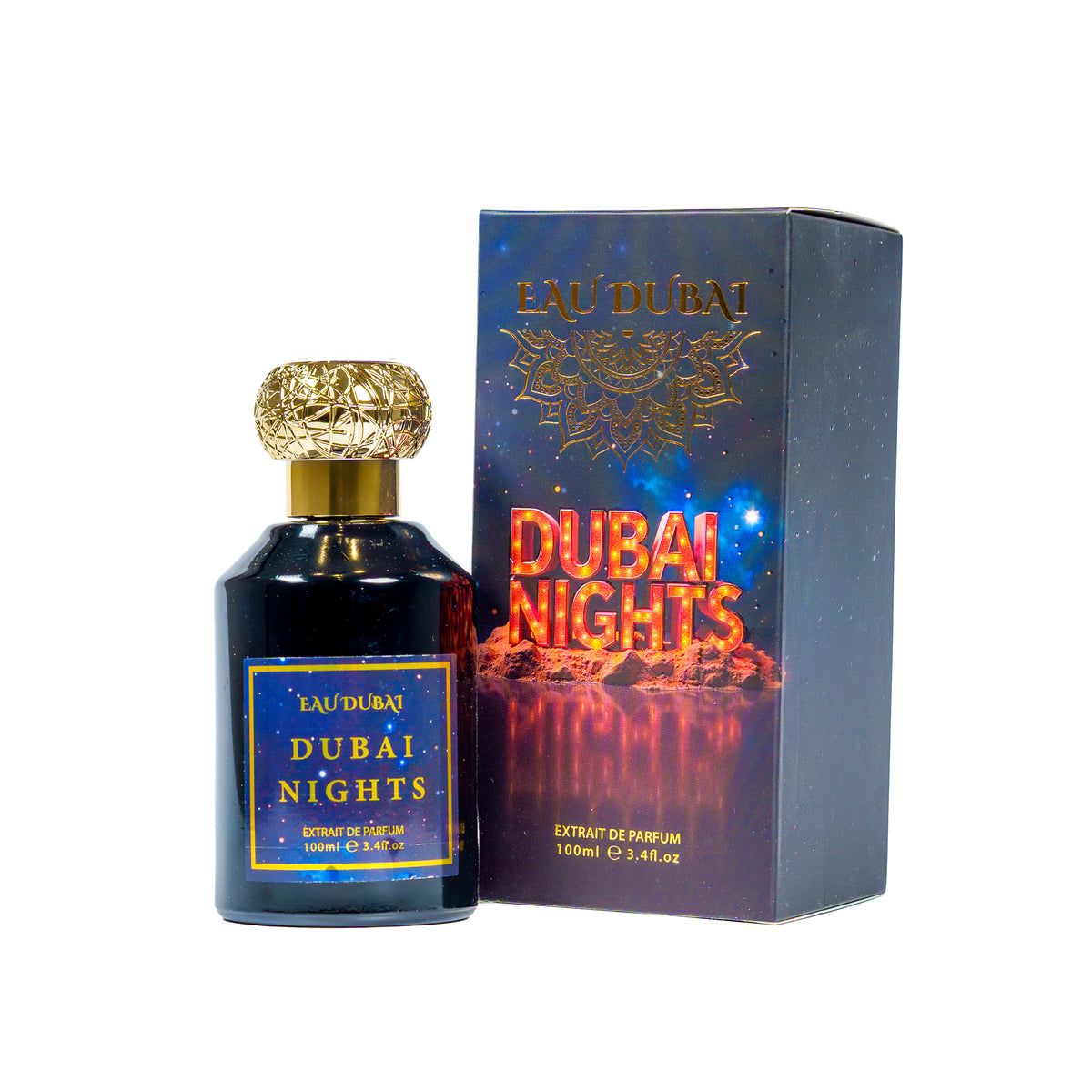 Dubai Nights – Extract de parfum Eau Dubai, 100 ml – cu cutie