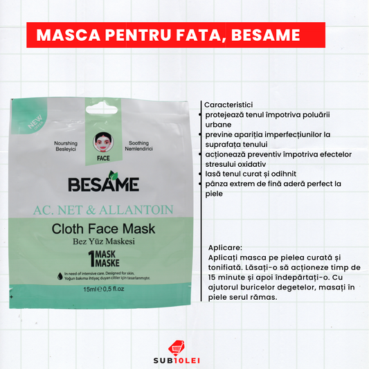 Masca pentru fata, Besame