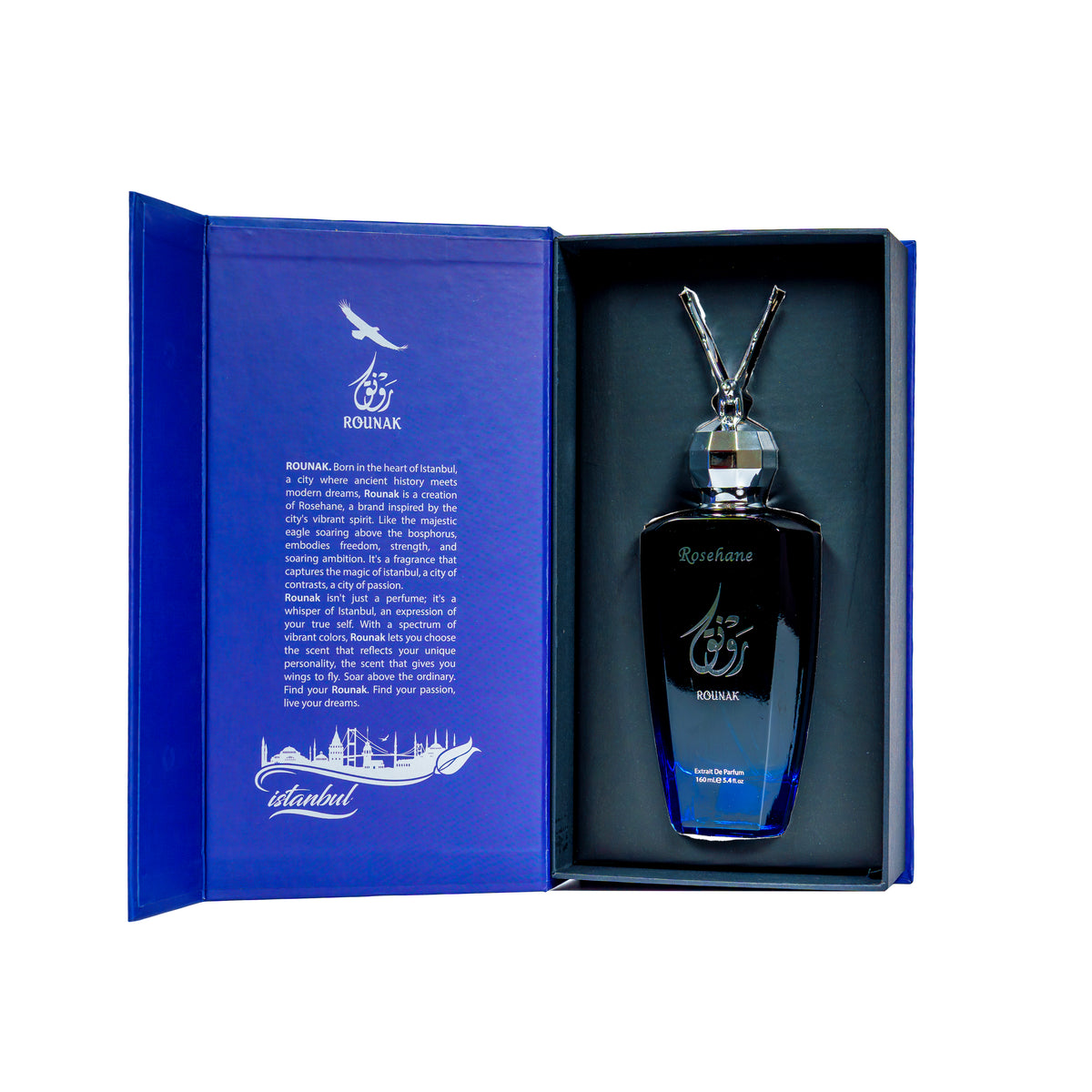 Rawnak Dark Blue – Apă de parfum, 160 ml