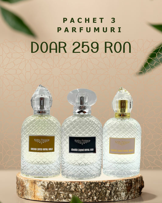 SHEIKH ZAYED Box: OFERTA 3 parfumuri, 100 ml fiecare, apa de parfum