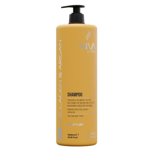 Sampon de Argan Professional, 1000ml Hiva by Evoque