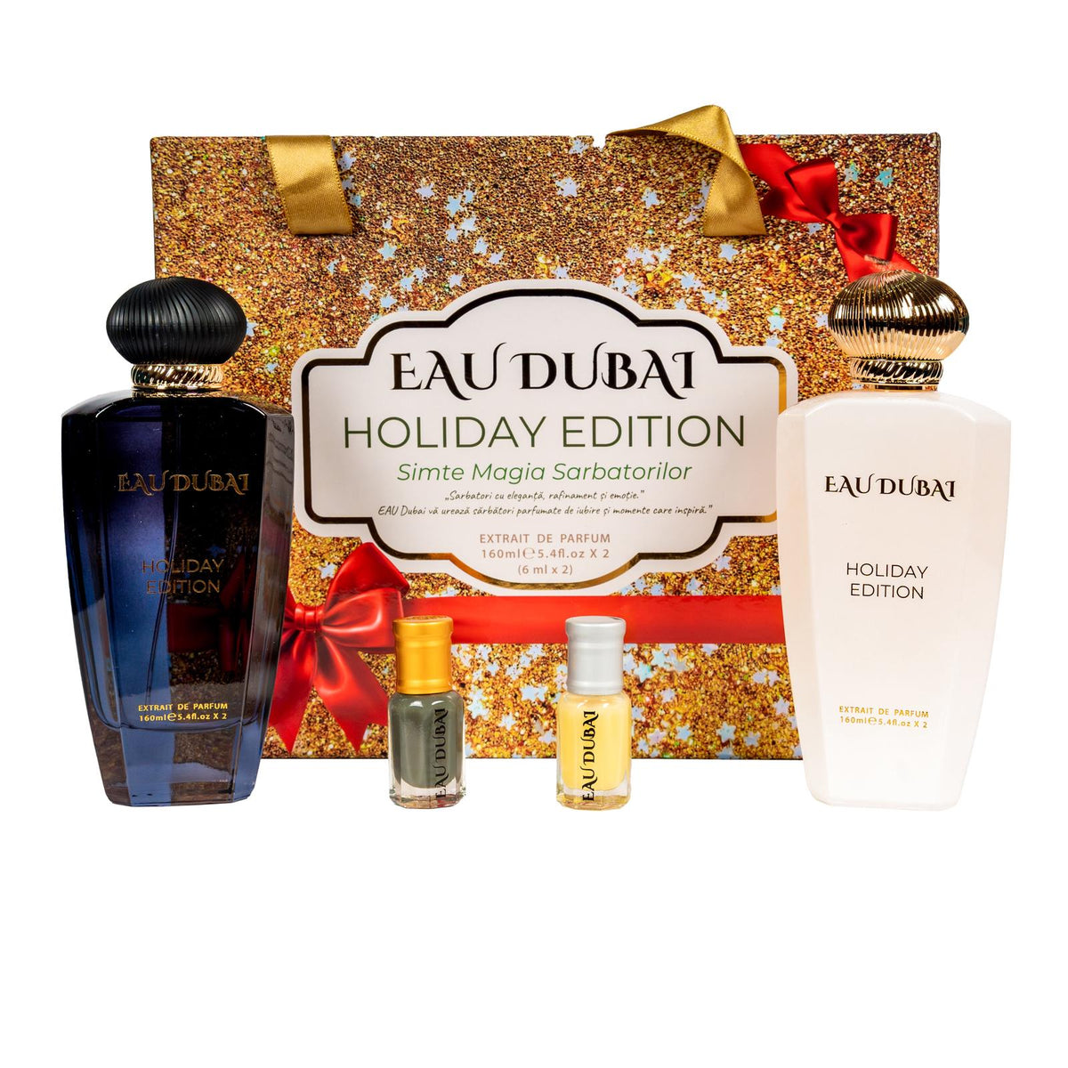 Set Cadou Holiday Edition Eau Dubai – alb & negru, 160 ml