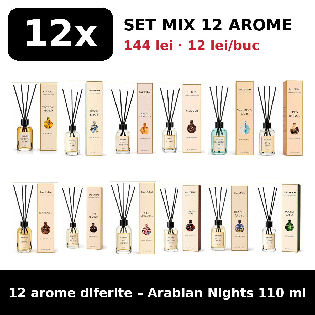 Set MIX 12 arome
