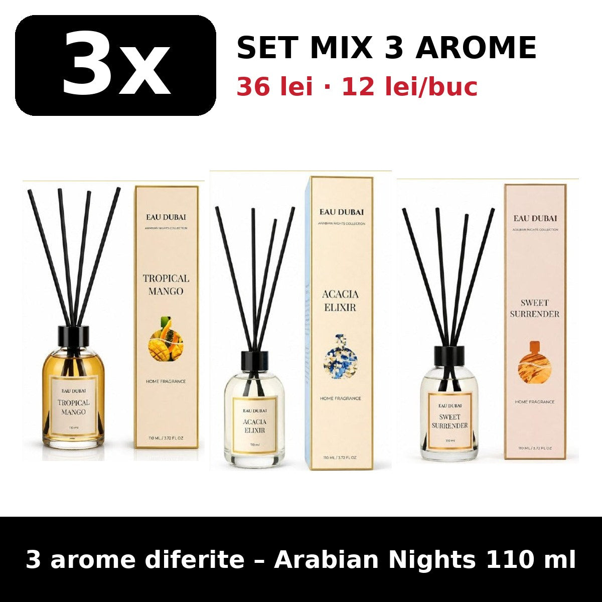 Set MIX 3 arome