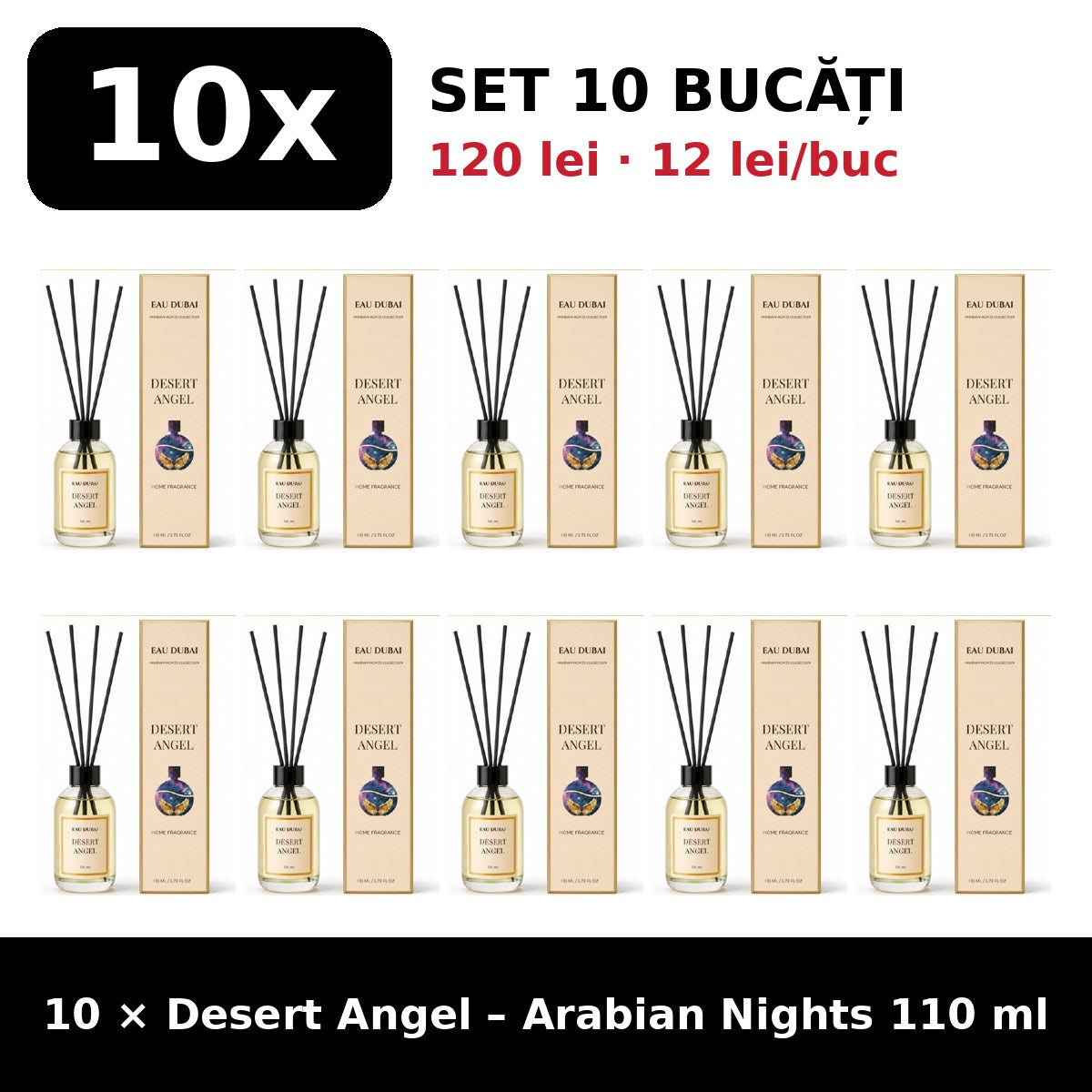 Set 10x Desert Angel Arabian Nights