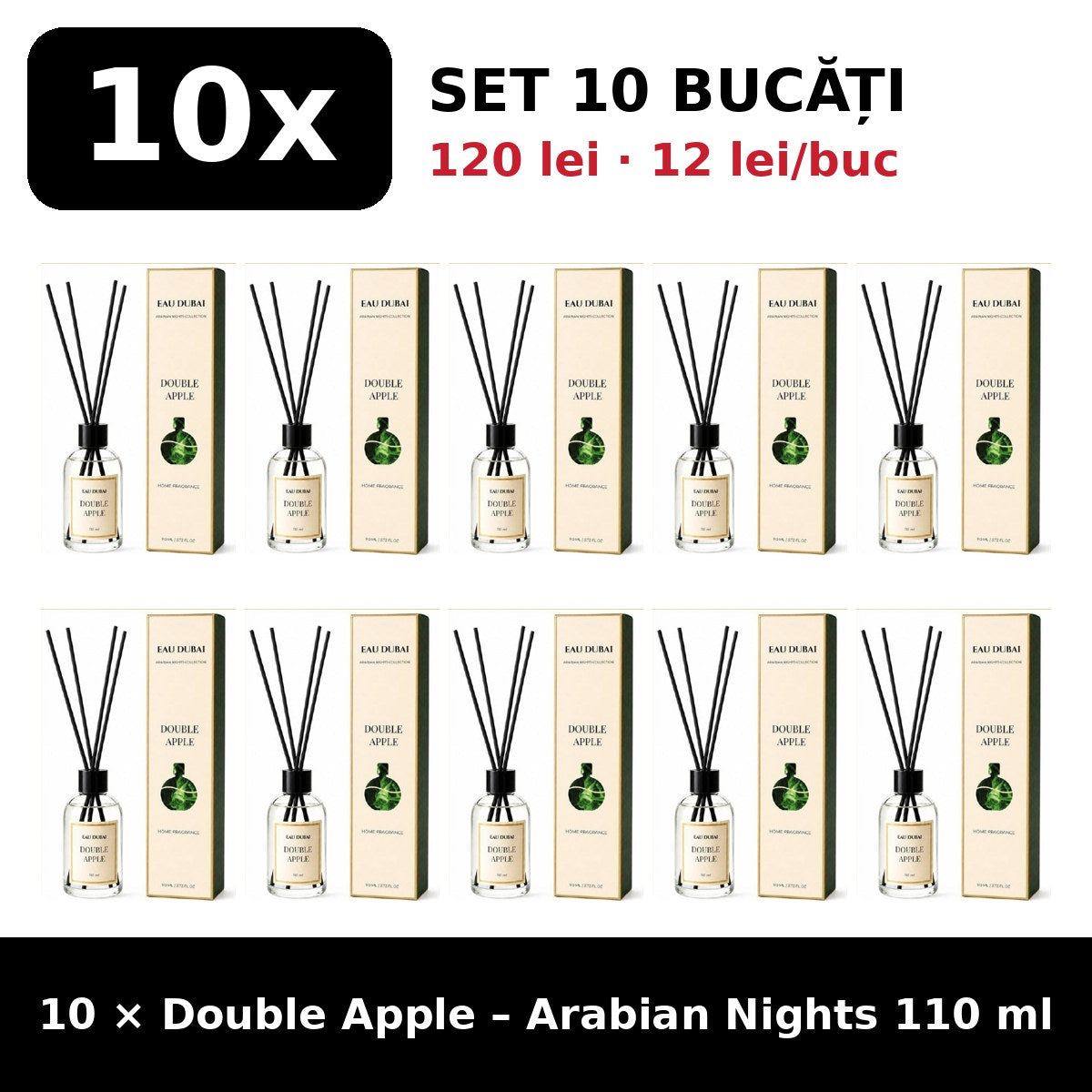 Set 10x Double Apple Arabian Nights