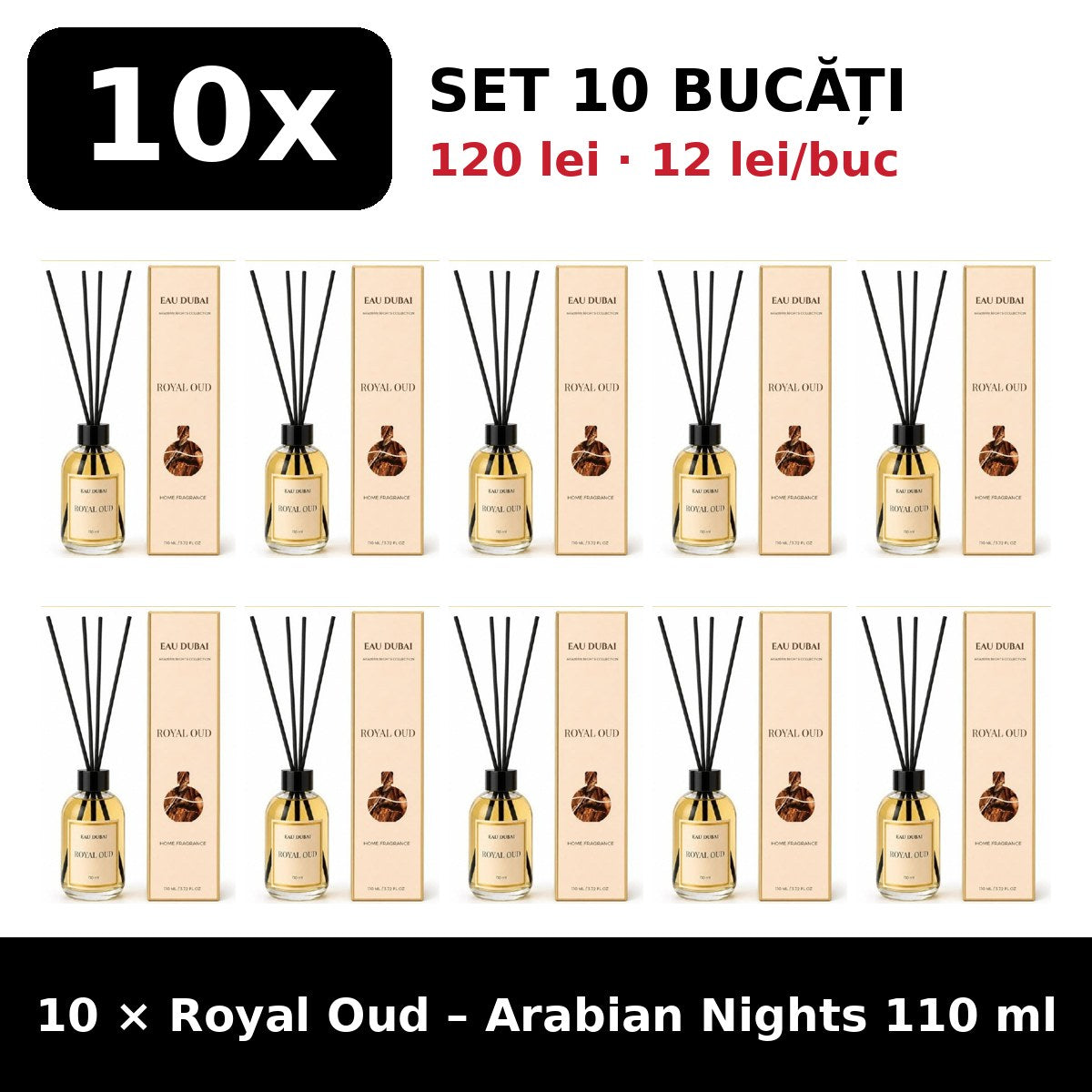 Set 10x Royal Oud Arabian Nights