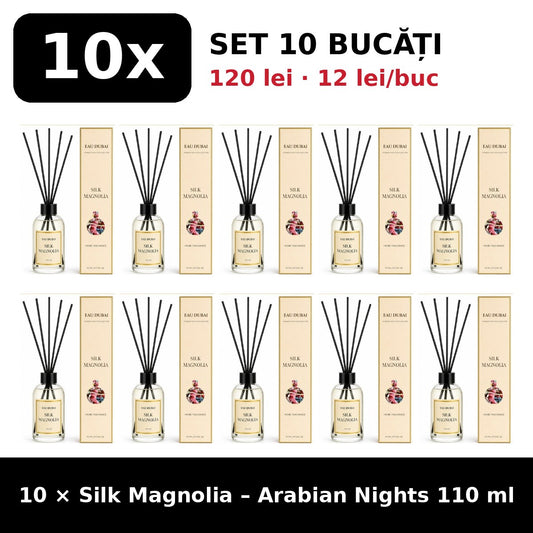 Set 10x Silk Magnolia Arabian Nights