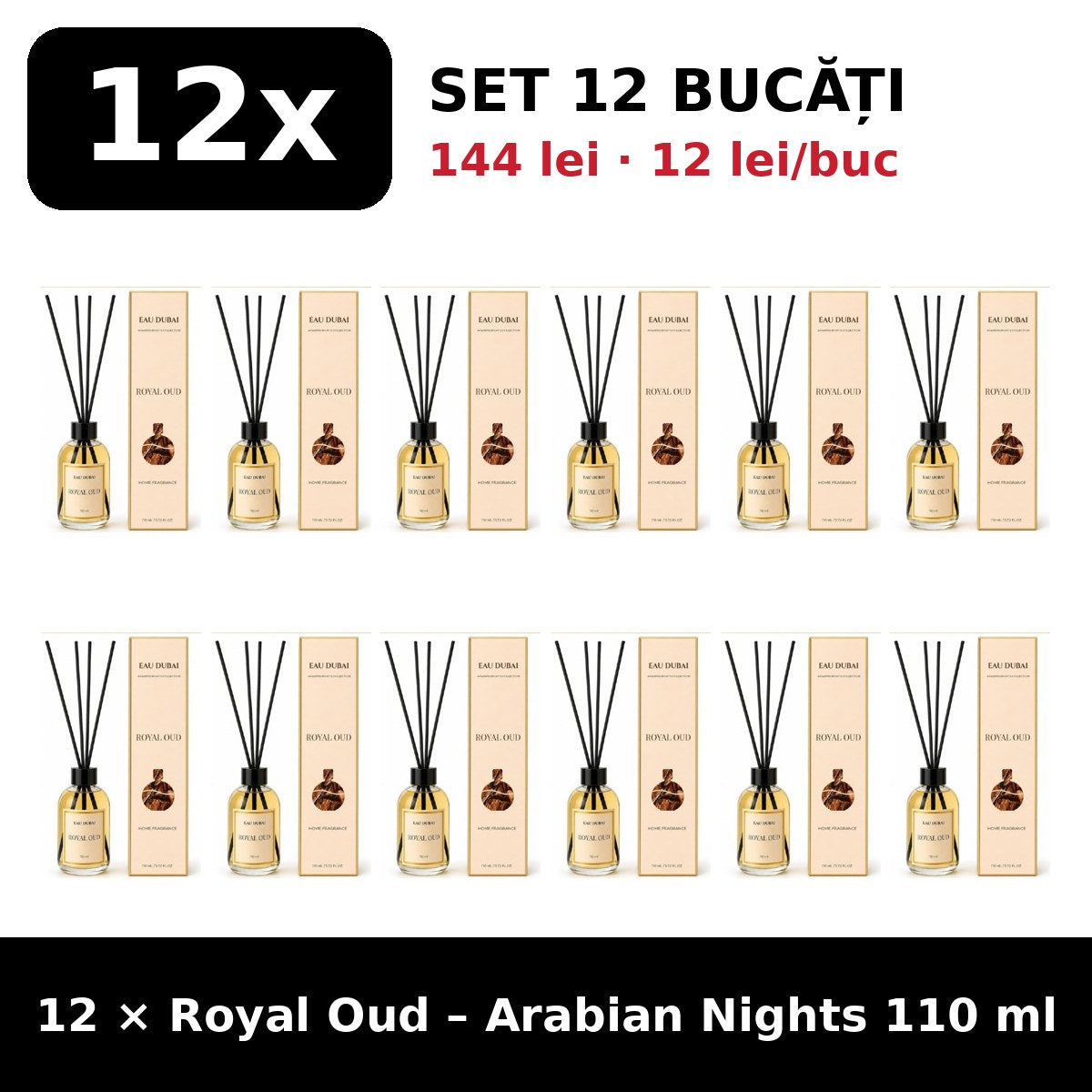 Set 12x Royal Oud Arabian Nights