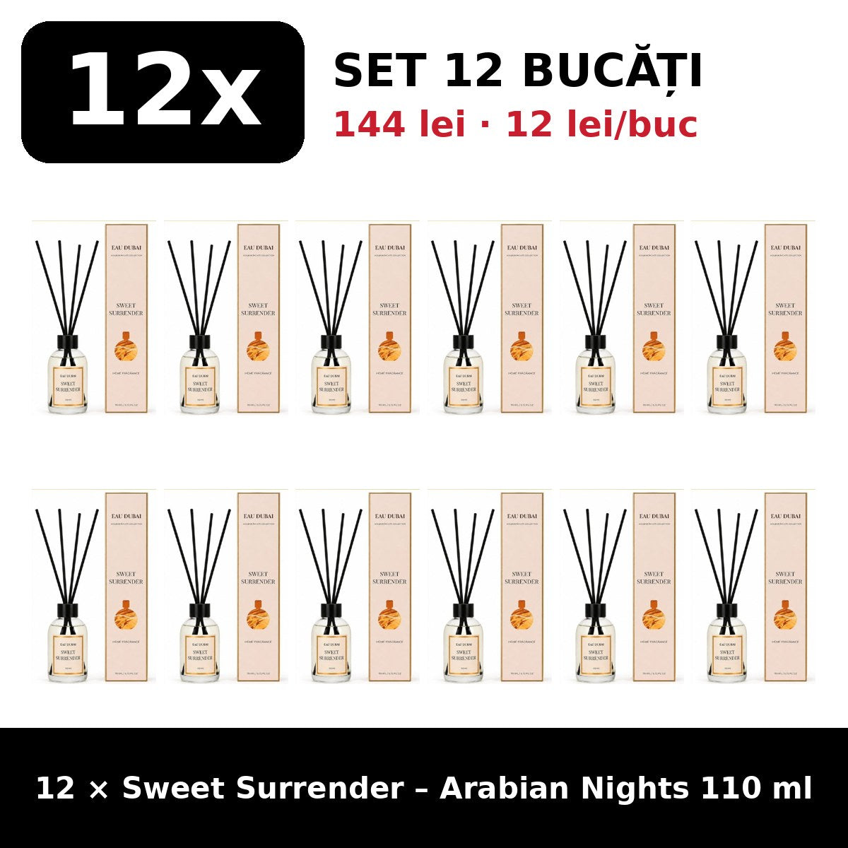 Set 12x Sweet Surrender Arabian Nights