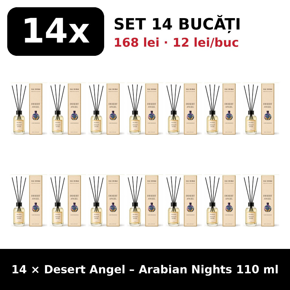 Set 14x Desert Angel Arabian Nights