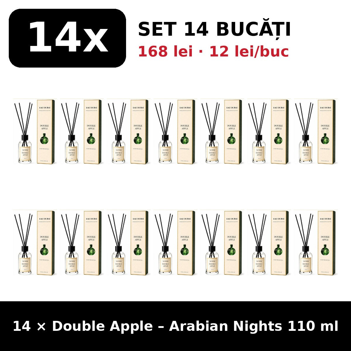 Set 14x Double Apple Arabian Nights