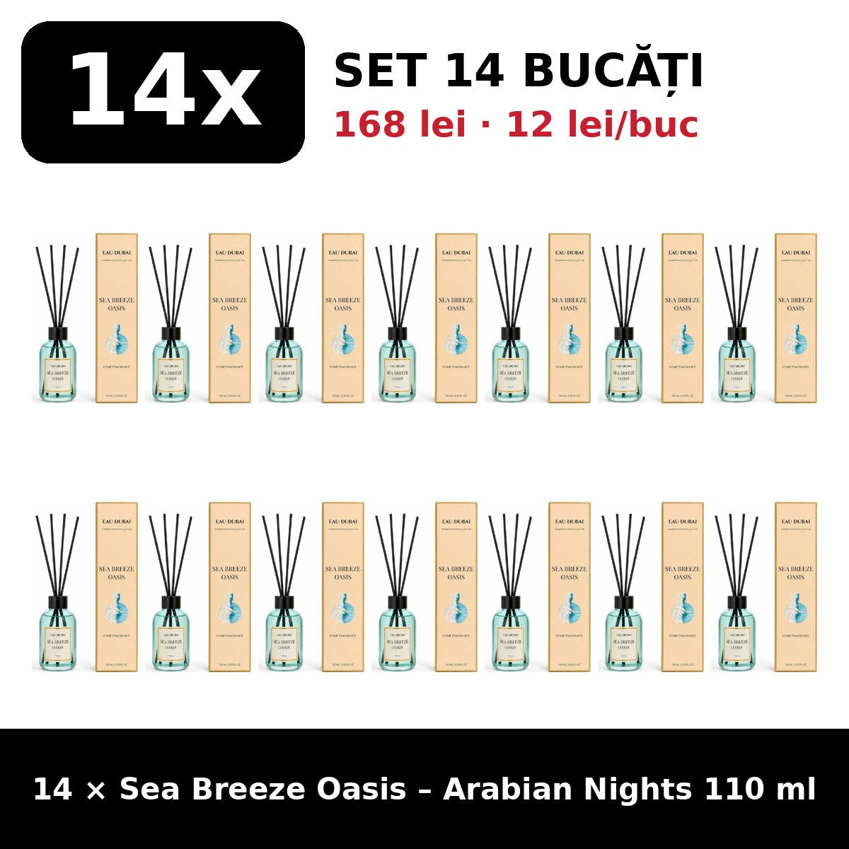 Set 14x Sea Breeze Oasis Arabian Nights