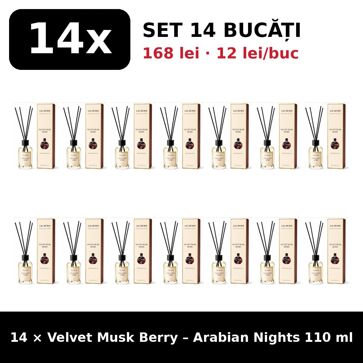 Set 14x Velvet Musk Berry Arabian Nights