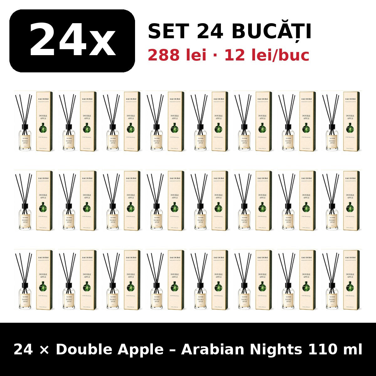 Set 24x Double Apple Arabian Nights