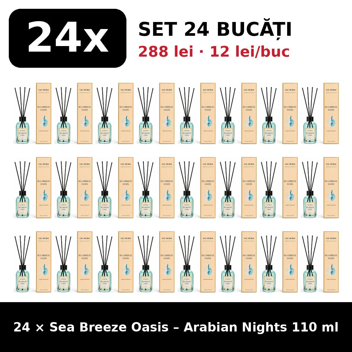 Set 24x Sea Breeze Oasis Arabian Nights