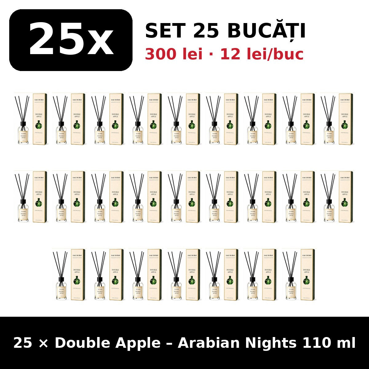 Set 25x Double Apple Arabian Nights
