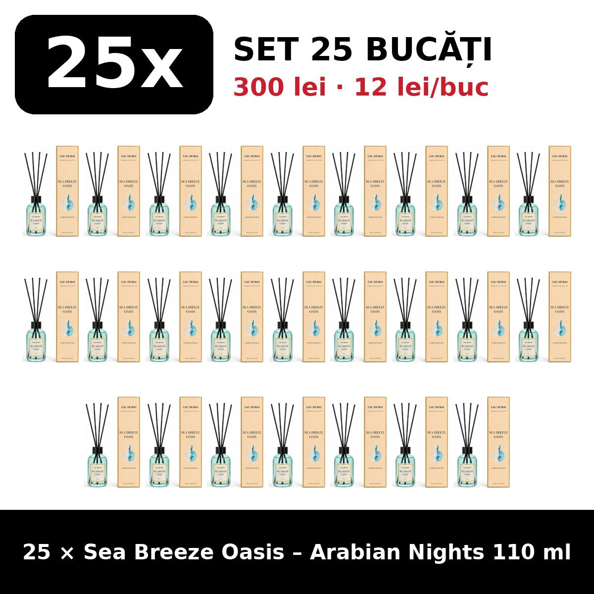 Set 25x Sea Breeze Oasis Arabian Nights