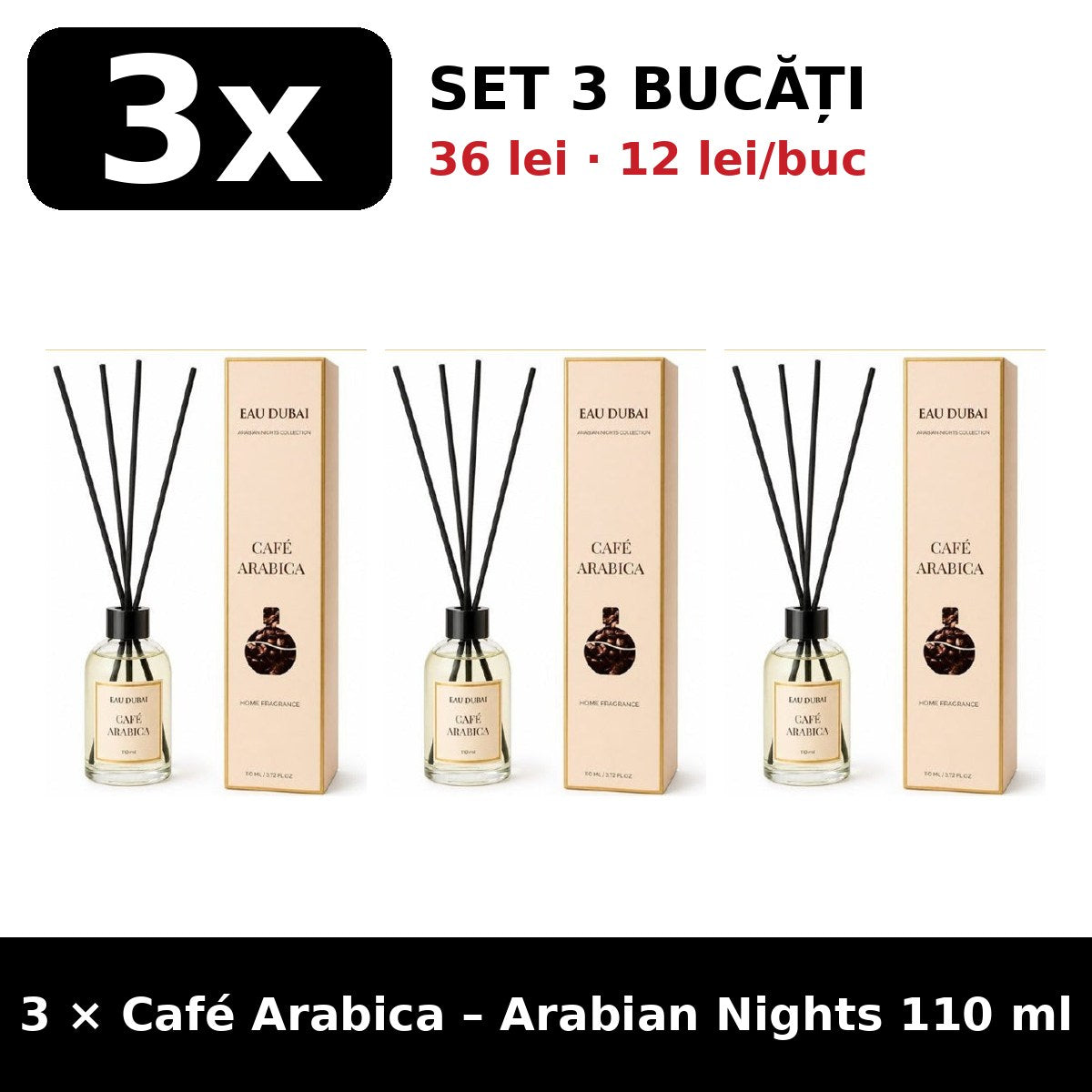 Set 3x Café Arabica Arabian Nights