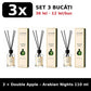 Set 3x Double Apple Arabian Nights