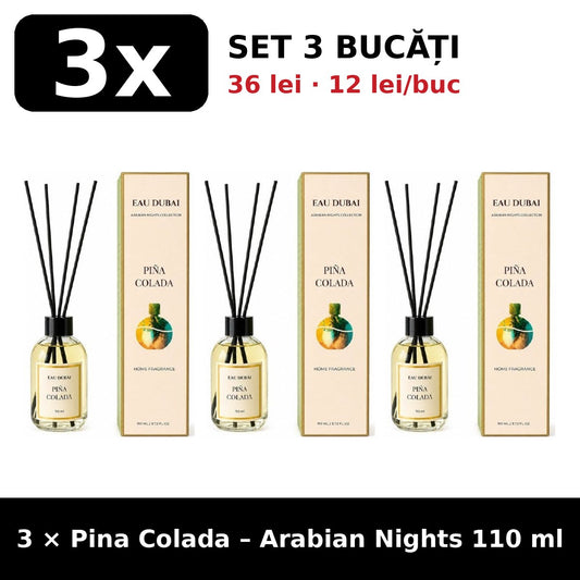 Set 3x Pina Colada Arabian Nights