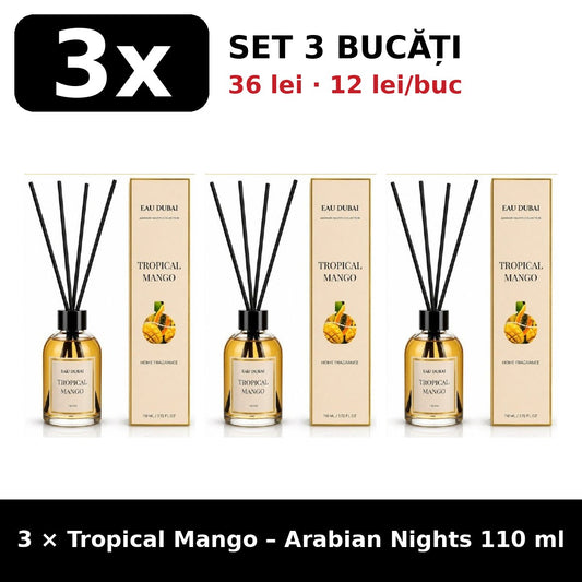 Set 3x Tropical Mango Arabian Nights