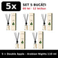 Set 5x Double Apple Arabian Nights