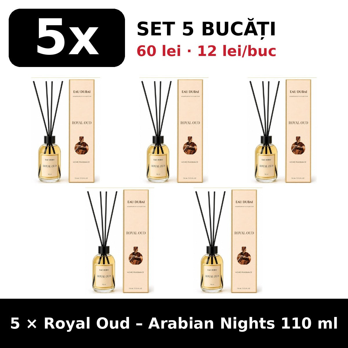 Set 5x Royal Oud Arabian Nights