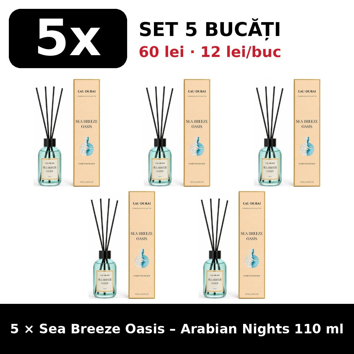 Set 5x Sea Breeze Oasis Arabian Nights