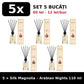 Set 5x Silk Magnolia Arabian Nights