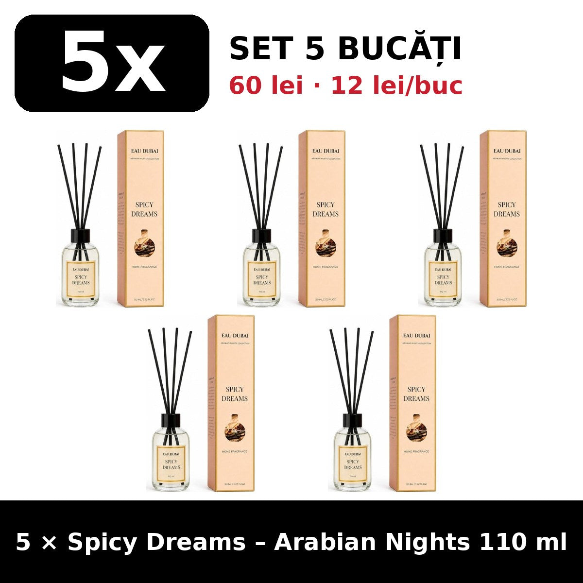 Set 5x Spicy Dreams Arabian Nights