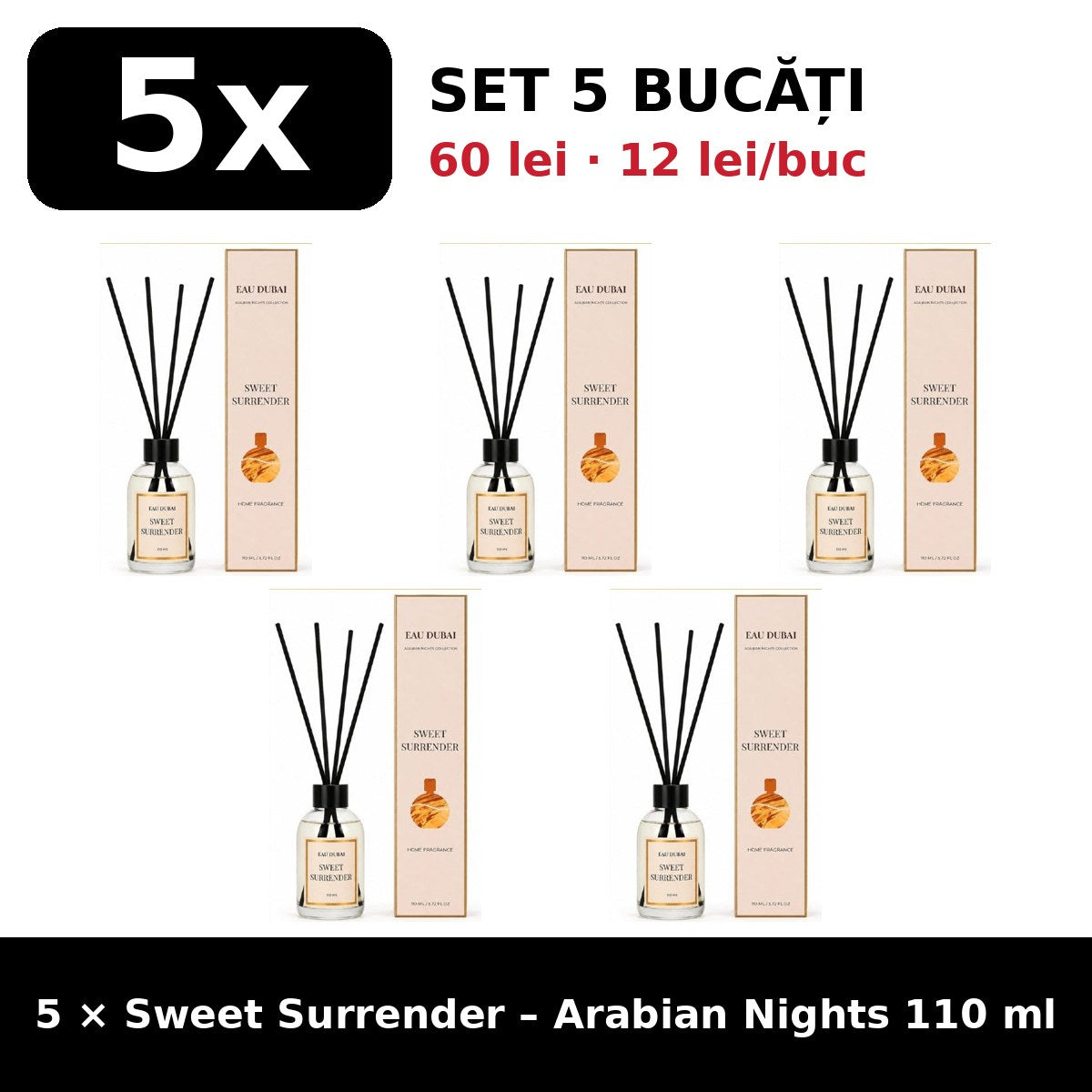 Set 5x Sweet Surrender Arabian Nights