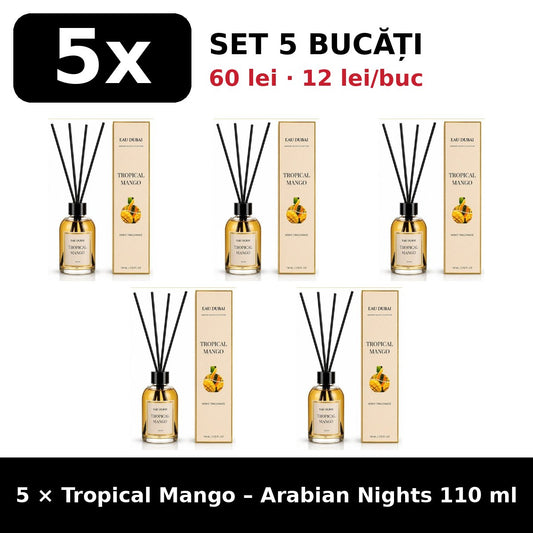 Set 5x Tropical Mango Arabian Nights