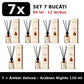 Set 7x Amber Deluxe Arabian Nights