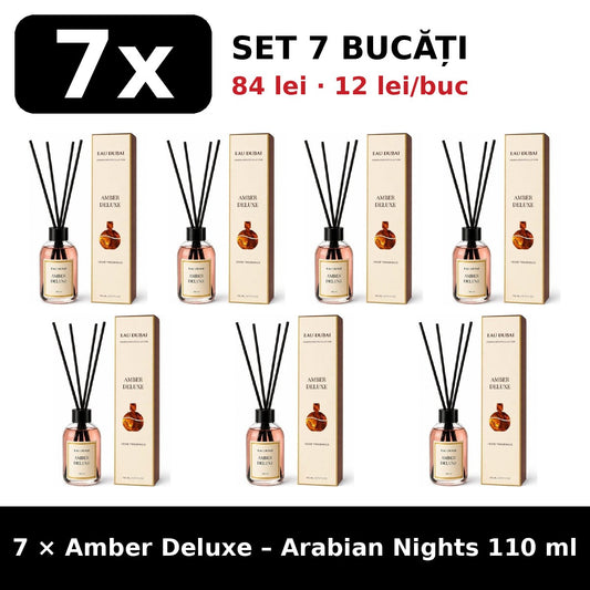 Set 7x Amber Deluxe Arabian Nights
