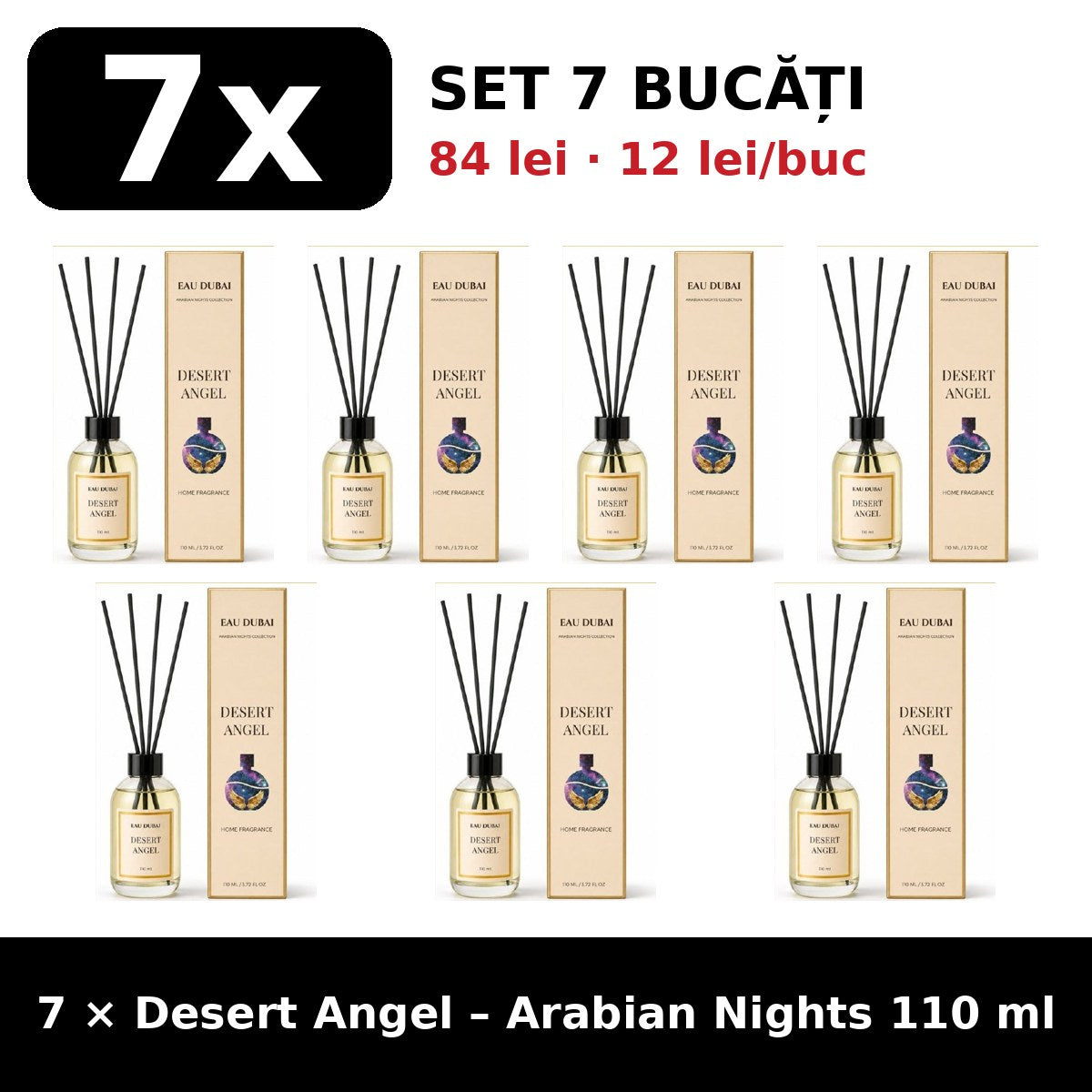 Set 7x Desert Angel Arabian Nights