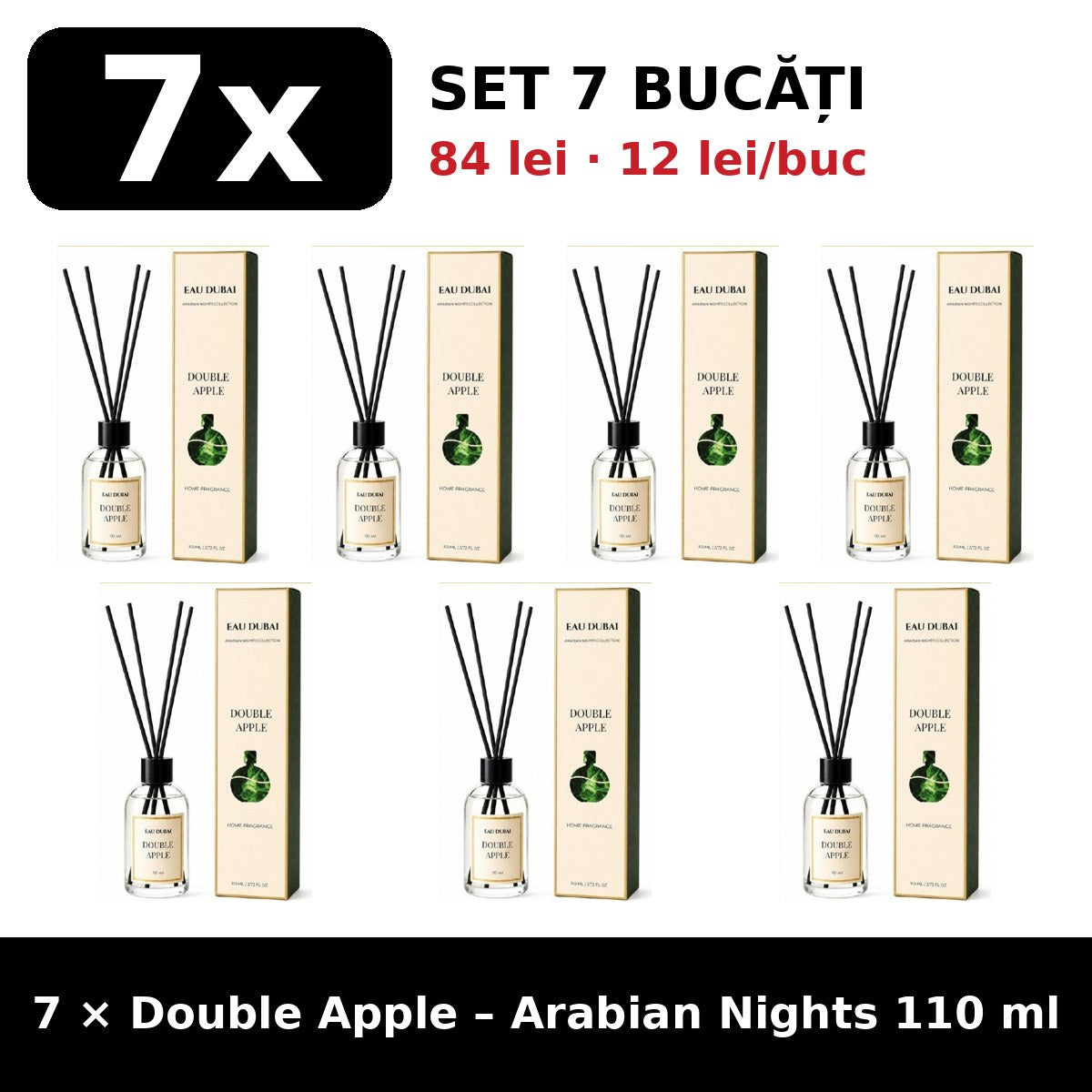 Set 7x Double Apple Arabian Nights