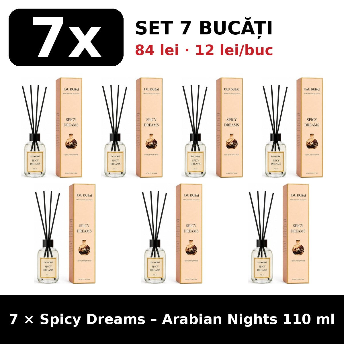 Set 7x Spicy Dreams Arabian Nights