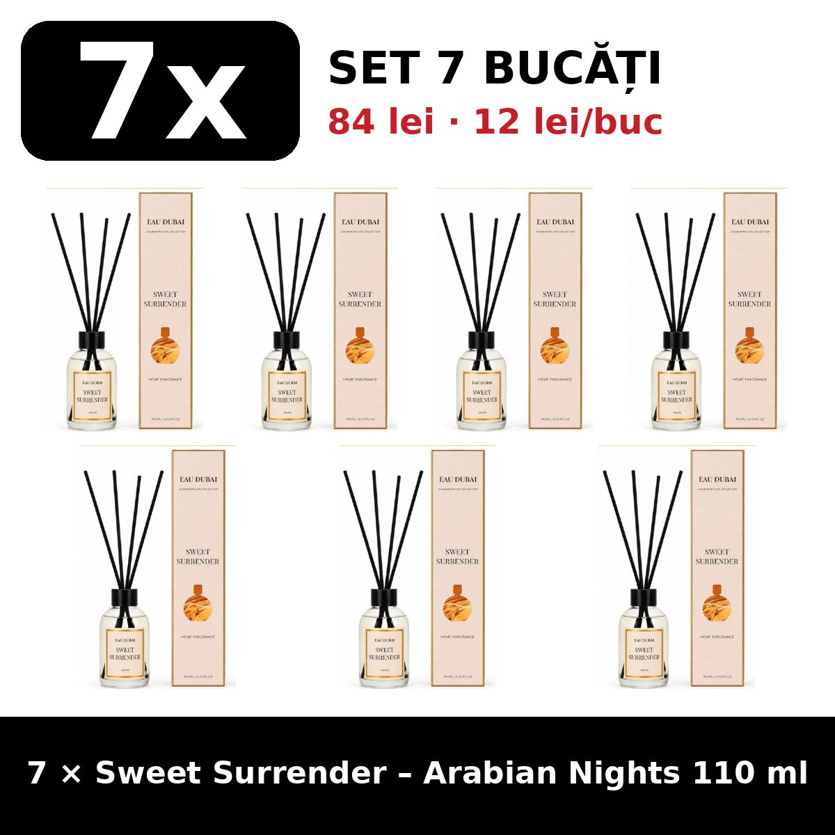 Set 7x Sweet Surrender Arabian Nights