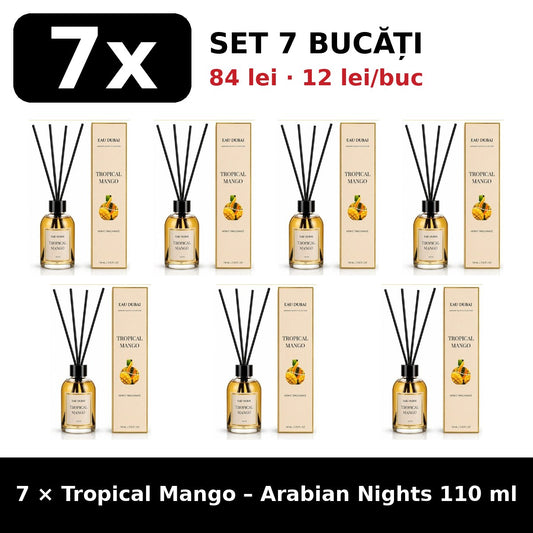 Set 7x Tropical Mango Arabian Nights