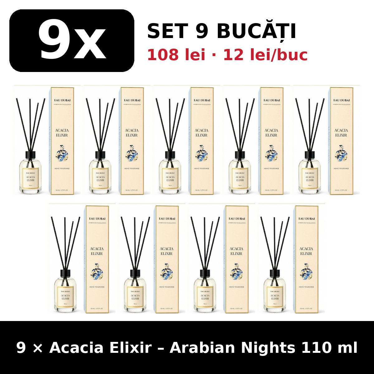 Set 9x Acacia Elixir Arabian Nights