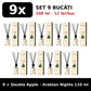 Set 9x Double Apple Arabian Nights