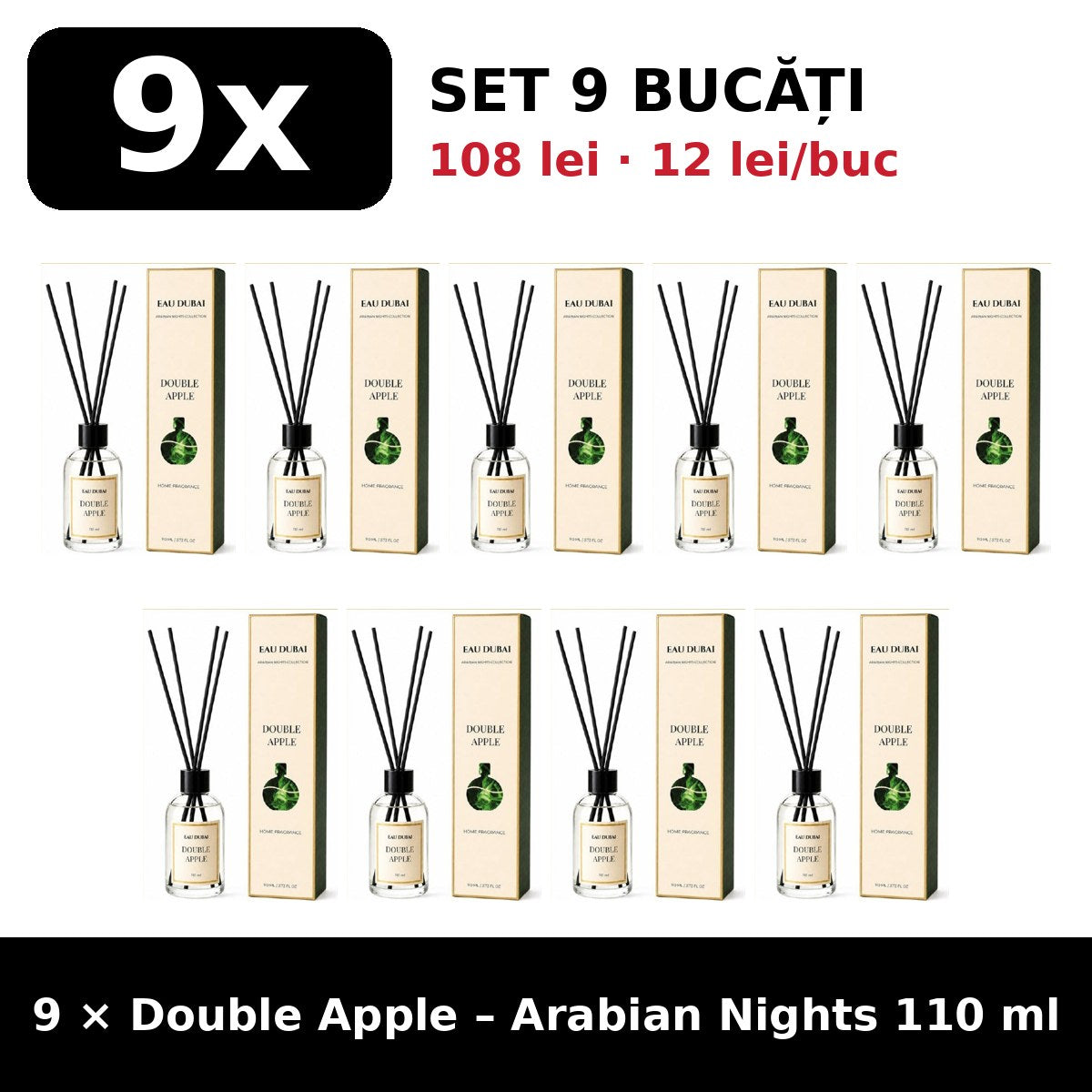 Set 9x Double Apple Arabian Nights