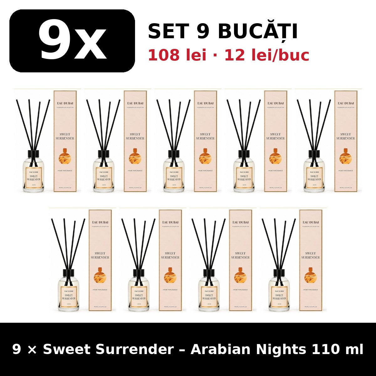 Set 9x Sweet Surrender Arabian Nights